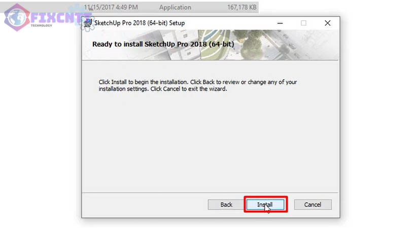 Chọn Install