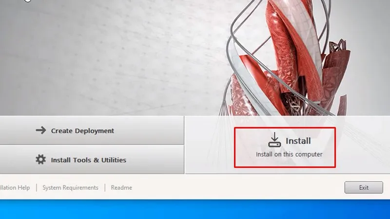 Bấm Install