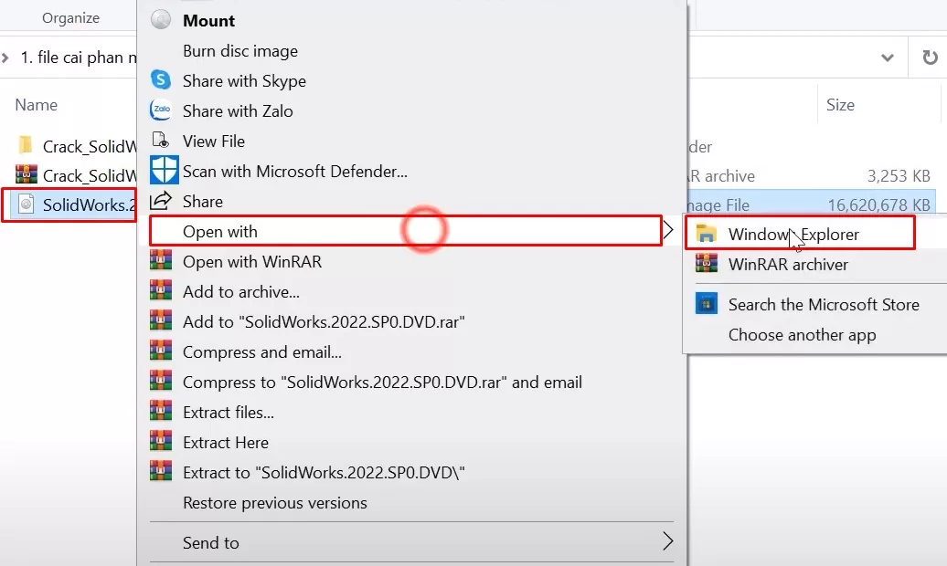 Open file solidworks 2022