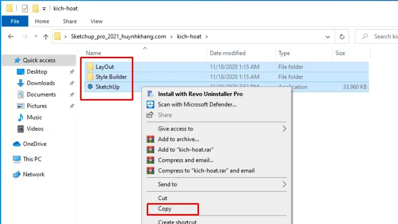Copy tất cả file như hình