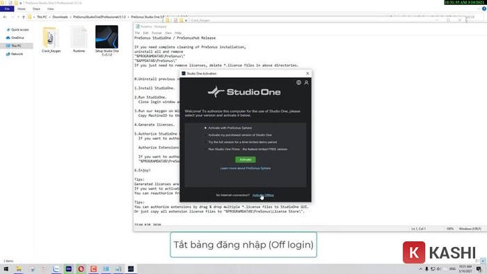 Active offline 